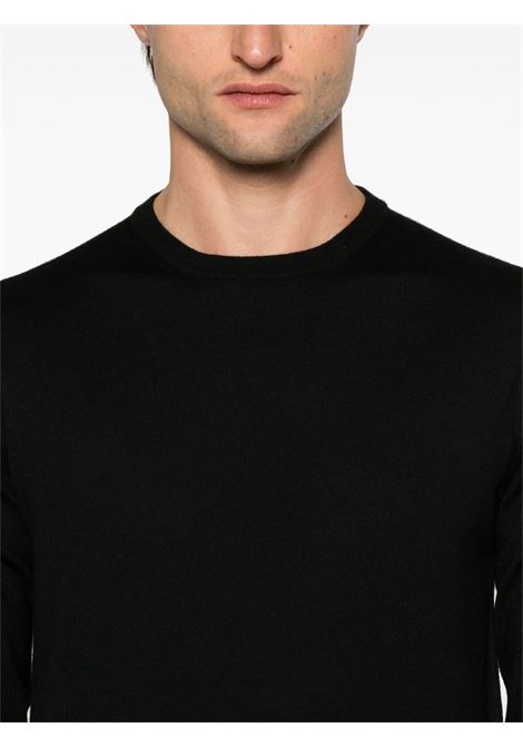 Maglione fine in nero Cruciani - uomo CRUCIANI | UC4216410A11GC010012