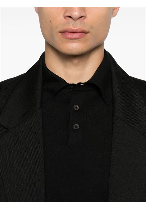 Polo in maglia fine in nero Cruciani - uomo CRUCIANI | UC4216410A11PO010012