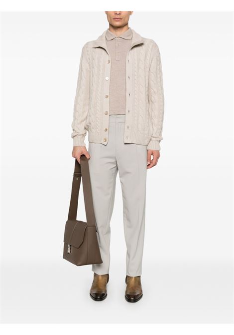 Polo in maglia fine in beige Cruciani - uomo CRUCIANI | UC4216410A11PO050017