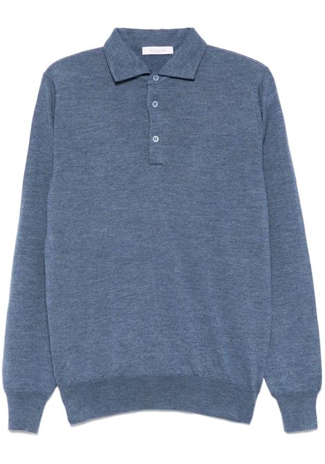 Polo in maglia fine in blu Cruciani - uomo CRUCIANI | UC4216410A11PO050021