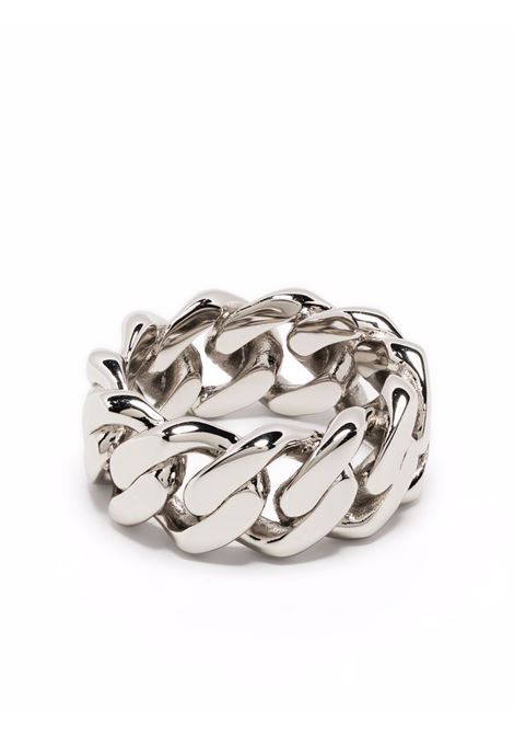 Silver curb-chain ring Darkai - unisex DARKAI | DIAN0001BBXXLSLVR