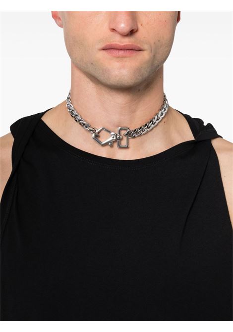 Choker Cuban Cutting Edge in argento di Darkai - unisex DARKAI | DICO0053BBXXLSLVR