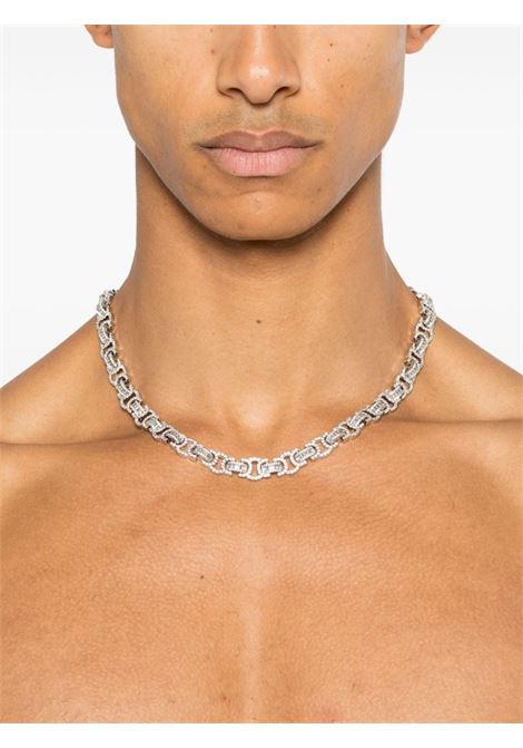 Silver-tone crystal-embellished necklace Darkai - unisex DARKAI | DICO0068BBDILSLVR