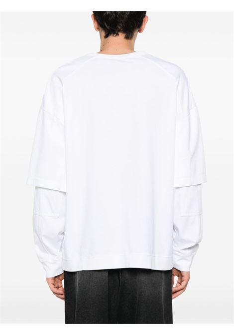 White Theo layered-effect T-shirt Darkpark - women DARKPARK | MJE08JTS01W008