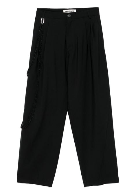 Pantaloni Phebe in nero Darkpark - donna DARKPARK | Pantaloni | WTR36SFAW040099