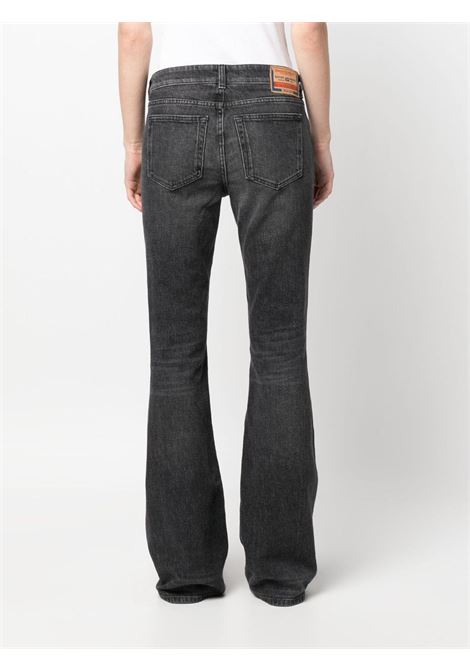 Jeans svasati D-Ebbey a vita bassa in nero - donna DIESEL | A114560CKAH02