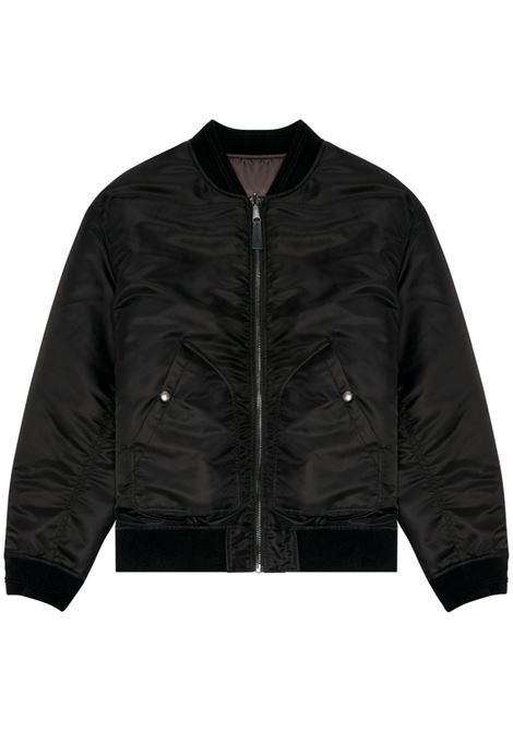 Bomber con zip J-Held in nero Diesel - uomo