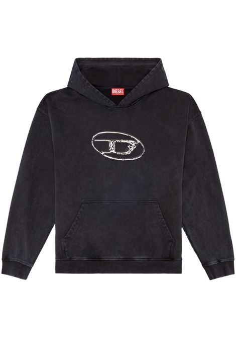 Black S-Boxt logo-print sweatshirt Diesel - men