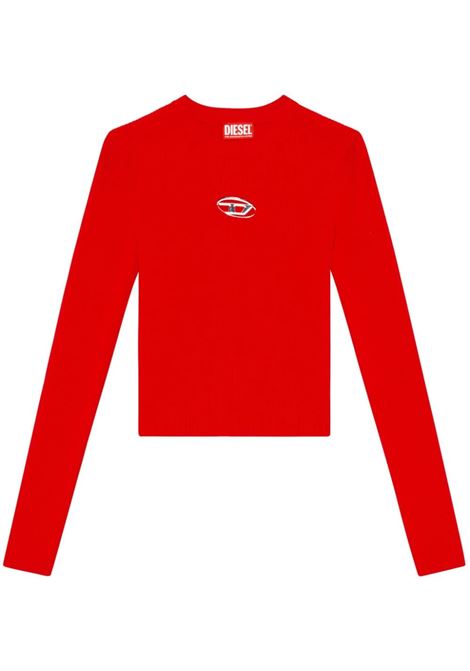 Red M-Valary long-sleeve top Diesel  - women