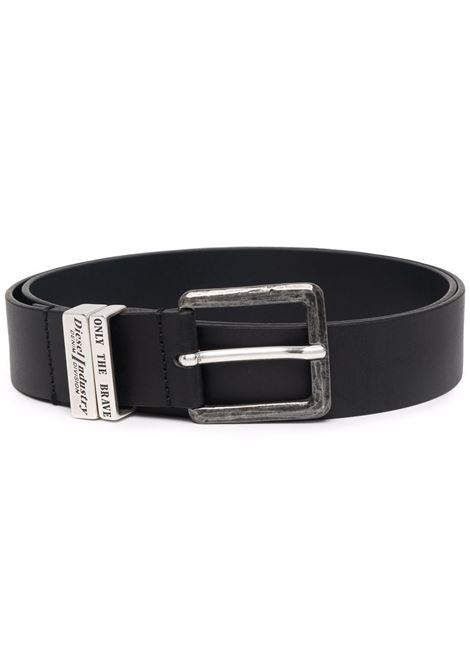 Black B-Guarantee-A leather belt Diesel  - men