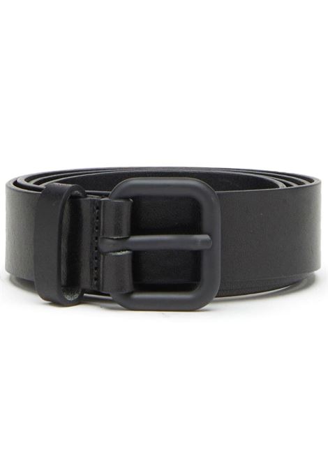 Black  B-Inlay leather belt Diesel - women