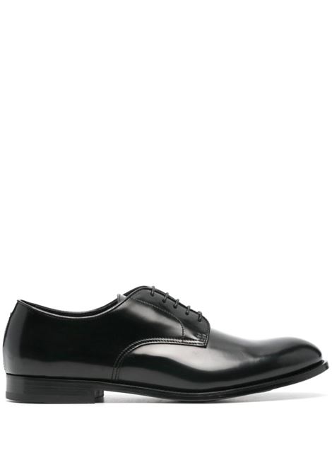 Black patent leather oxford derby shoes DOUCAL'S - men DOUCAL'S | DU1003YORKUF007NN00