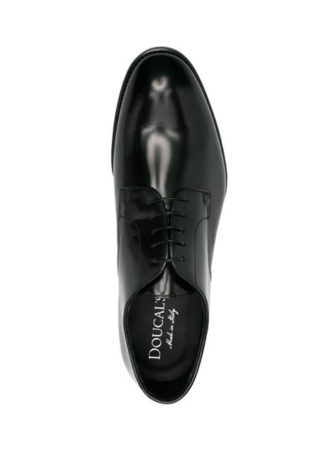 Black patent leather oxford derby shoes DOUCAL'S - men DOUCAL'S | DU1003YORKUF007NN00