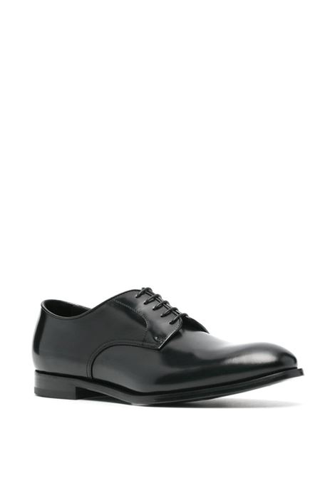 Black patent leather oxford derby shoes DOUCAL'S - men DOUCAL'S | DU1003YORKUF007NN00