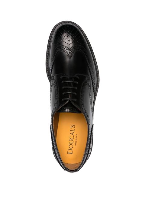 Black lace-up derby shoes Doucal's - men DOUCAL'S | DU1367SIEWUF007NN00