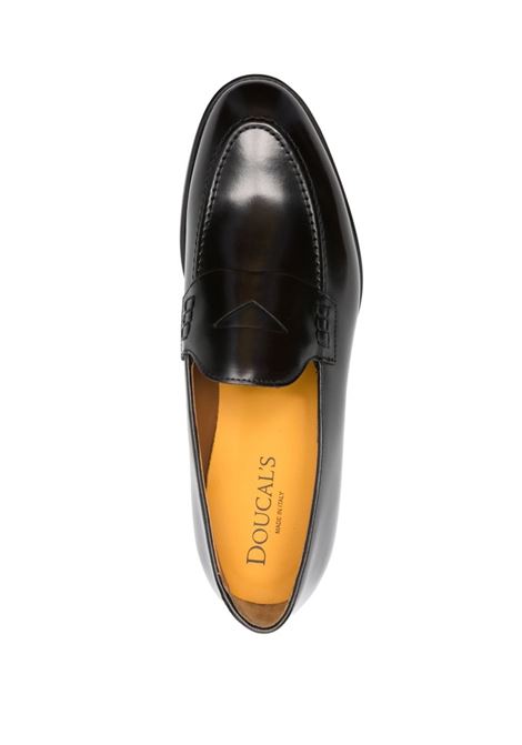 Black leather loafers Doucal's - men DOUCAL'S | DU3340ORVNUF007TM02