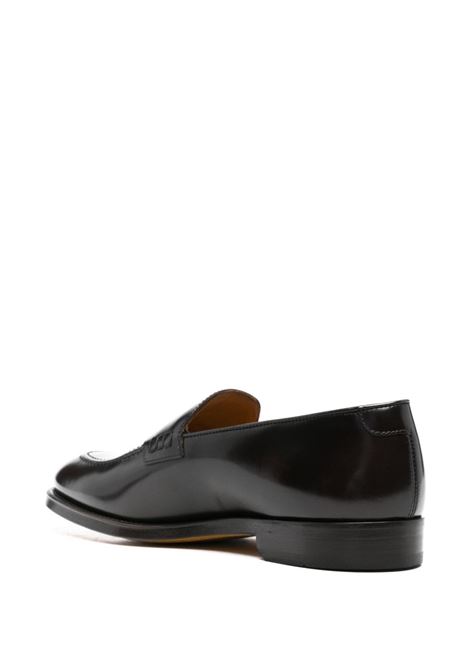 Black leather loafers Doucal's - men DOUCAL'S | DU3340ORVNUF007TM02