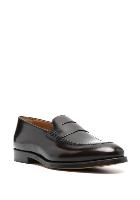 Black leather loafers Doucal's - men DOUCAL'S | DU3340ORVNUF007TM02