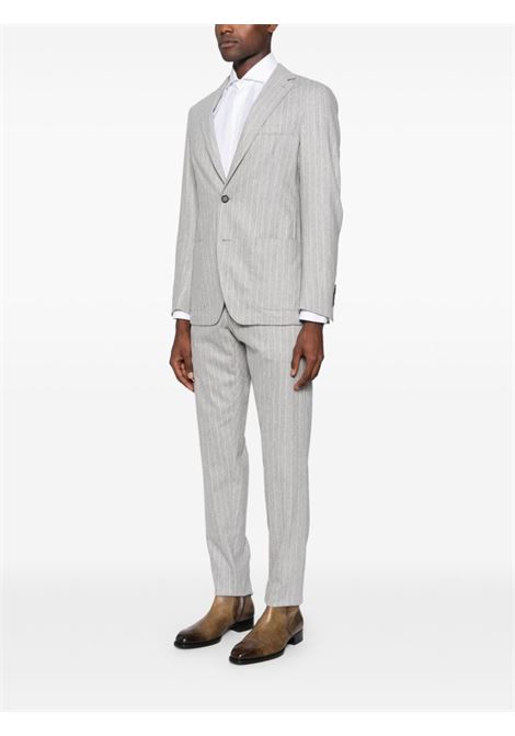 Light grey striped suit Eleventy - men ELEVENTY | J70ABUE02TES0H02613N