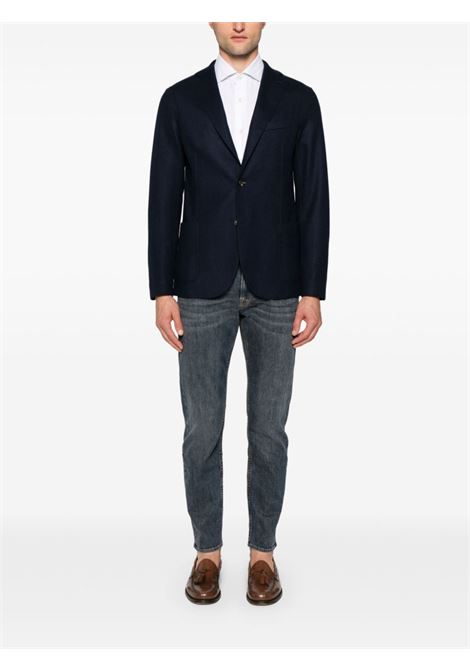 Blazer monopetto in blu di Eleventy - uomo ELEVENTY | J70GIAA01JA2401811