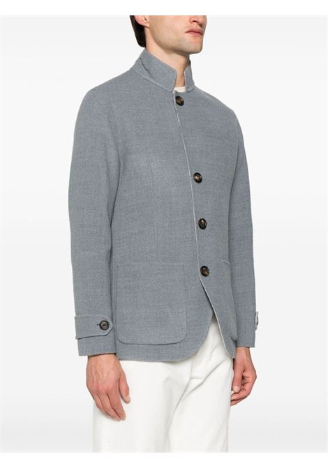 Blazer reversibile in grigio e blu di Eleventy - uomo ELEVENTY | J75GIAG03TES0H22908N13