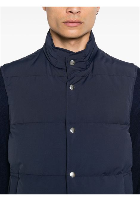 Gilet imbottito in blu di Eleventy - uomo ELEVENTY | J75GILH04GBT2700711