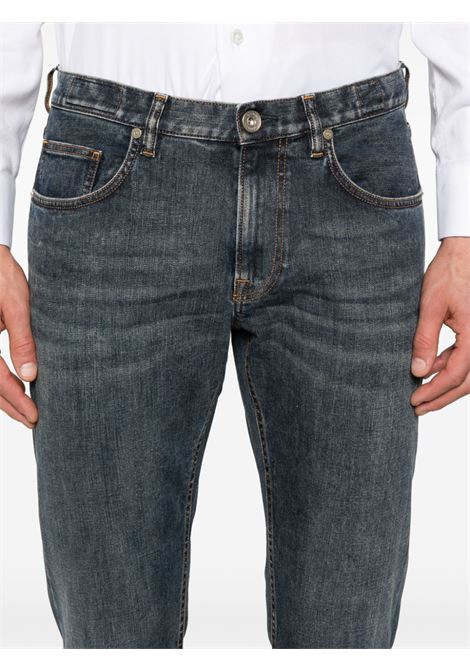 Jeans slim con effetto schiarito in blu di Eleventy - uomo ELEVENTY | J75PANJ02TET0J00211