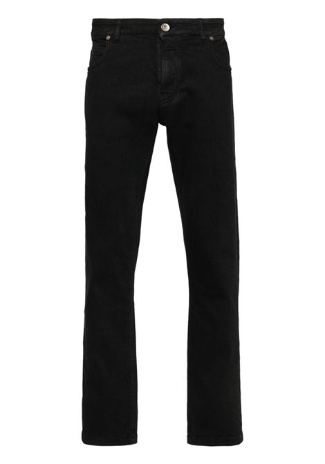 Jeans affusolati a vita bassa in nero Eleventy - uomo ELEVENTY | Jeans | J75PANJ21TET0J01622