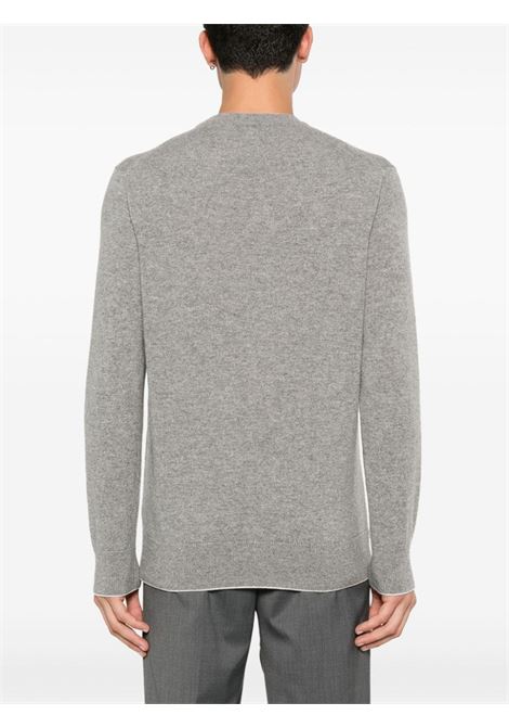 Maglione in cashmere in grigio di di Eleventy - uomo ELEVENTY | J76MAGJ91MAG0J0470600