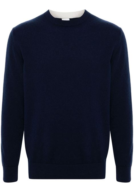 Maglione in cashmere in blu di di Eleventy - uomo