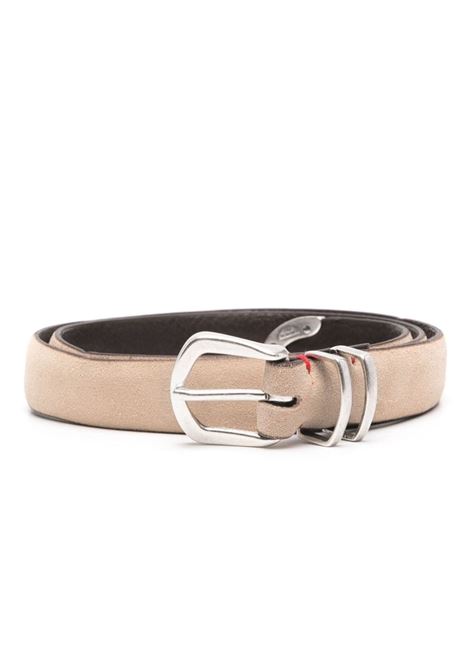 Beige pin-buckle fastening belt Eleventy - men