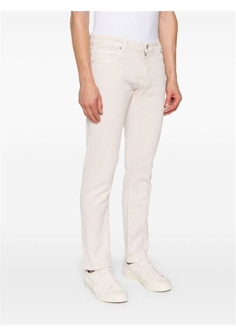 Jeans affusolati a vita bassa in beige Eleventy - uomo ELEVENTY | X75PANG04TET0G00702