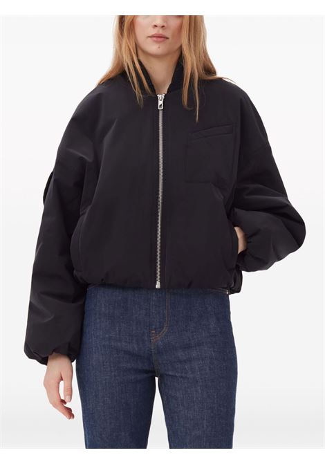 Black bomber jacket Ganni - women GANNI | F9180099