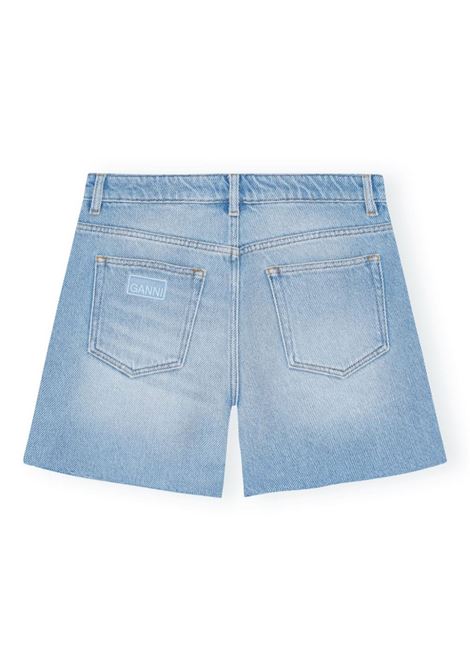 Bluw raw-cut denim shorts Ganni - women GANNI | J1521091