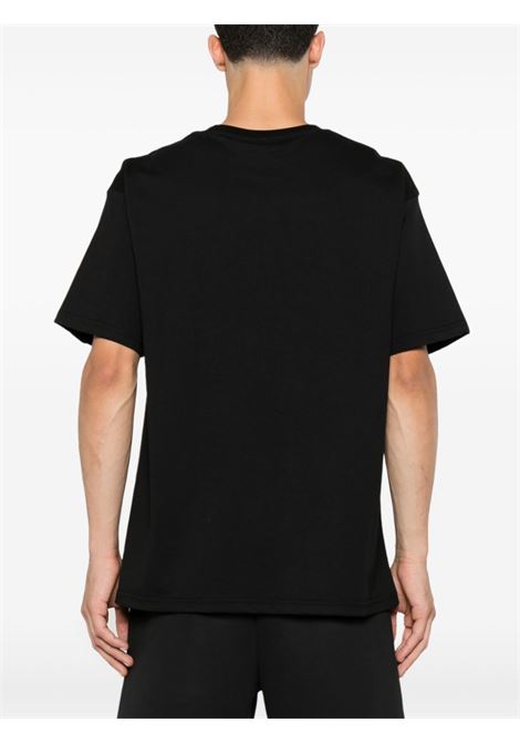 T-shirt con ricamo in nero Gcds - uomo GCDS | A2CM2307JG299