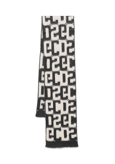 Black and white monogram scarf Gcds - Unisex GCDS | A2CU5900KG610