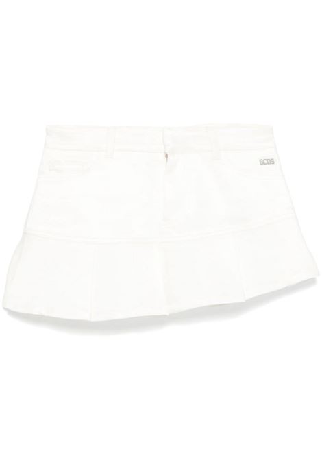 White logo detail skirt GCDS - women GCDS | Skirts | A2CW3202TI215