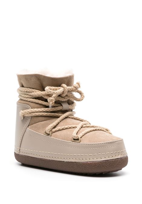 Beige logo-print boots Inuikii - women INUIKII | 75101007705