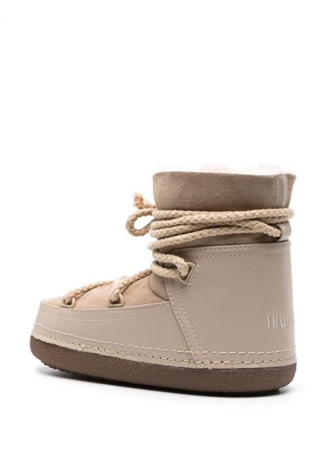 Beige logo-print boots Inuikii - women INUIKII | 75101007705