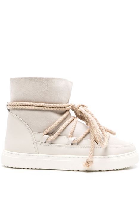 White lace-up ankle boots - INUIKII women