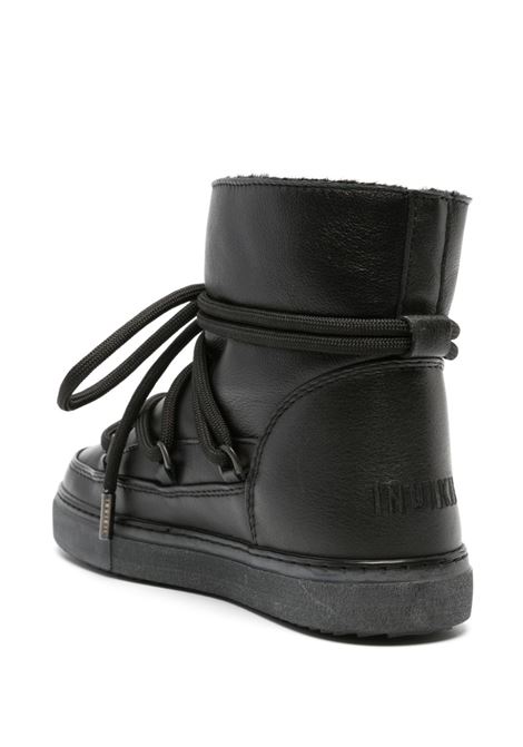 Black lace-up leather ankle boots Inuikii - women INUIKII | 75202087201