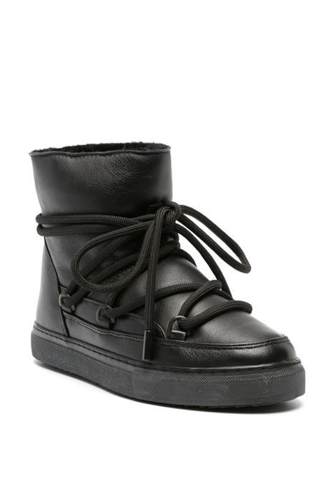 Black lace-up leather ankle boots Inuikii - women INUIKII | 75202087201