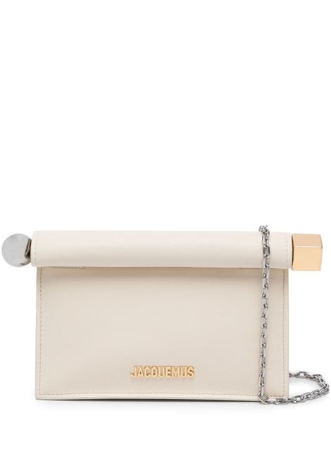 Ivory  La Petite Pochette Rond clutch bag Jacquemus - women