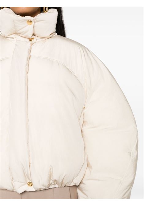 Beige la doudoune courte caraco padded jacket Jacquemus - women JACQUEMUS | 241CO0491320110