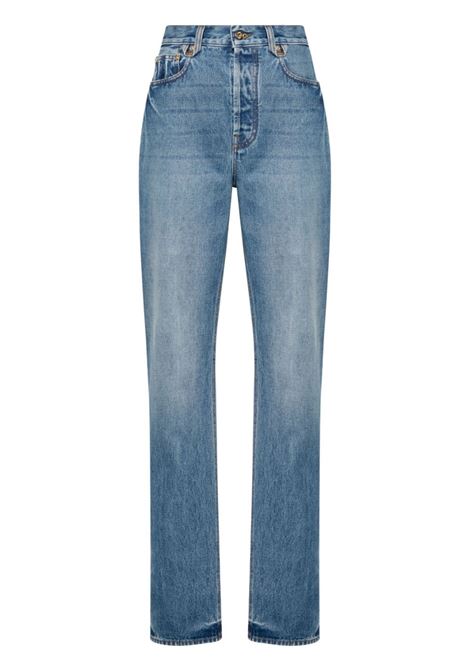 Jeans le de nimes droit in blu - donna