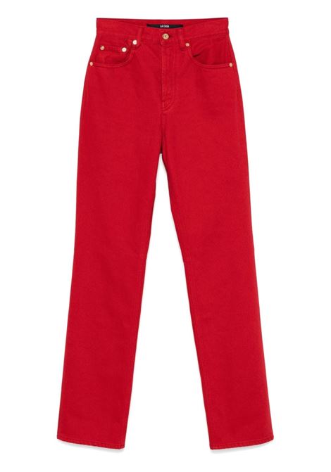 Jeans le de nimen droit in rosso Jacquemus - donna JACQUEMUS | Jeans | 241DE0341514470