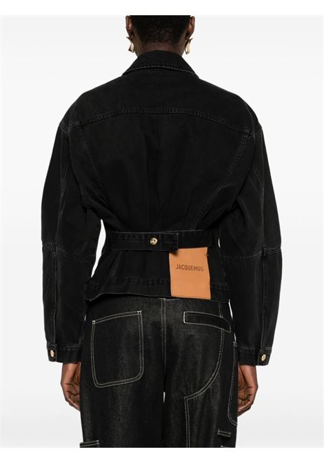 Black La Veste De Nîmes denim jacket Jacquemus - women JACQUEMUS | 241DE0361515990