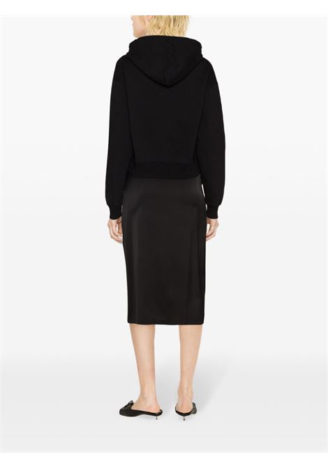 Felpa Le Hoodie Gros Grain in nero di Jacquemus - donna JACQUEMUS | 241JS1622341990