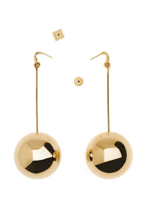 Orecchini Les Grandes Boucles Nodo in oro di Jacquemus - donna JACQUEMUS | 241JW7195845280