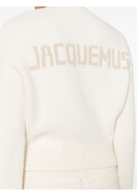 Beige La Maille Jacquemus logo-intarsia jumper Jacquemus - women JACQUEMUS | 241KN3532329130